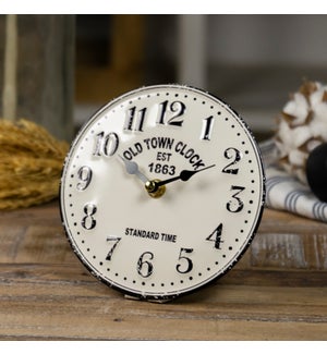 MTL. TABLE CLOCK "OLD TOWN"