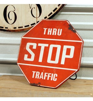 |MTL. STANDING STOP SIGN|