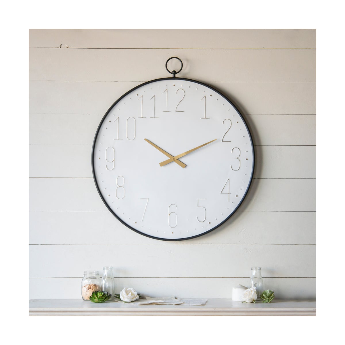 MTL. WALL CLOCK