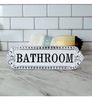 CI DOOR SIGN 'BATHROOM'