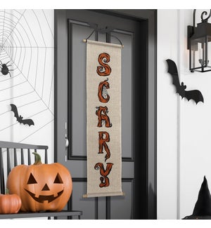 CANVAS SIGN "SCARY"