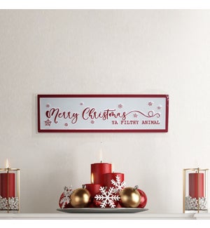 |MTL. SIGN "MERRY CHRISTMAS"|
