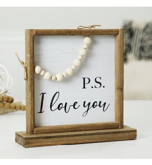 |WD. SIGN "PS I LOVE YOU"|