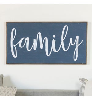 WD. 32" SIGN "FAMILY"