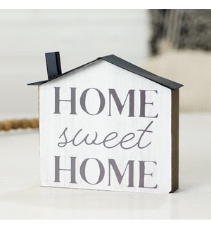 |WD. TABLETOP SIGN "HOME SWEET"|