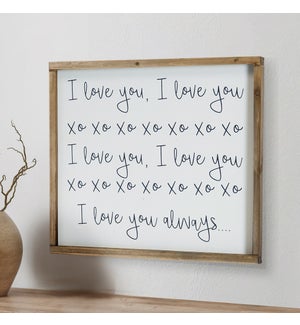 WD. SIGN "I LOVE YOU"