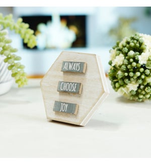 WD. TABLETOP SIGN "ALWAYS"