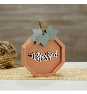 WD. TABLETOP SIGN "BLESSED"