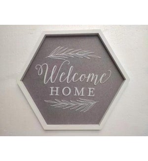 WD. SIGN "WELCOME HOME"