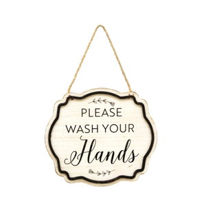 WD. WALL SIGN "HANDS"