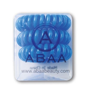 ABAA BLUE HAIR RINGS 3PK