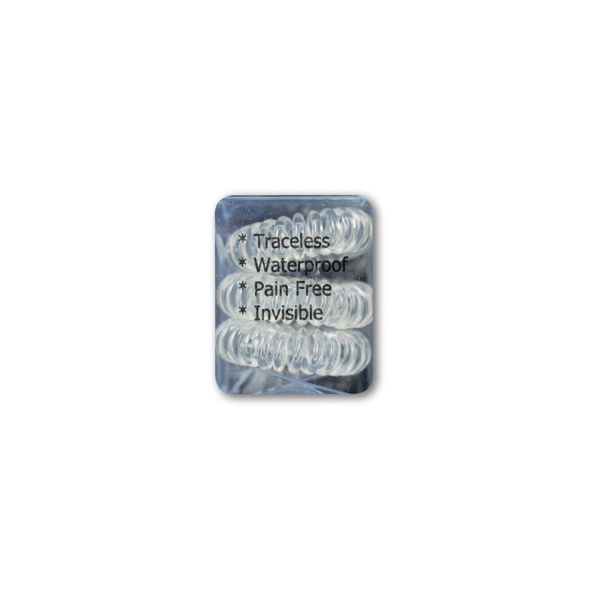 ABAA Clear Hair Rings 3 Pack