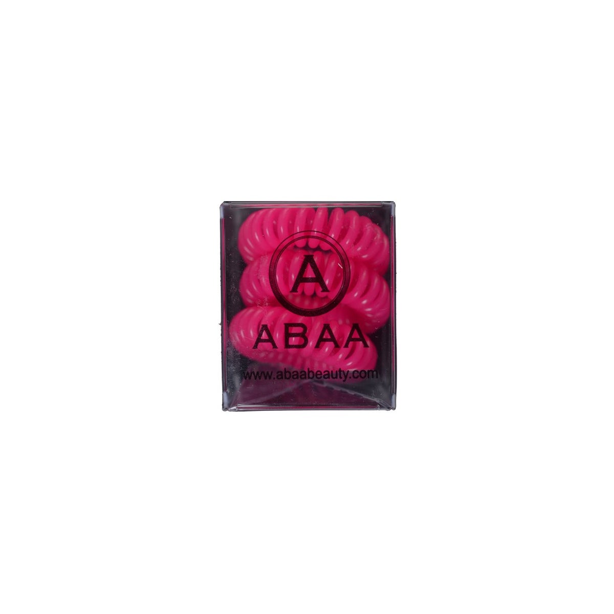 ABAA Pink Hair Rings 3 Pack