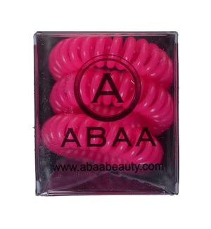 ABAA PINK HAIR RINGS 3PK