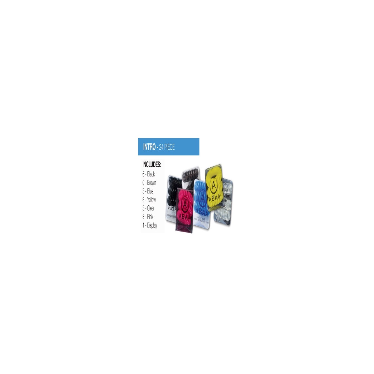 ABAA Hair Rings 24 Pack Intro