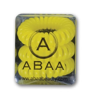 ABAA YELLOW HAIR RINGS 3PK FP