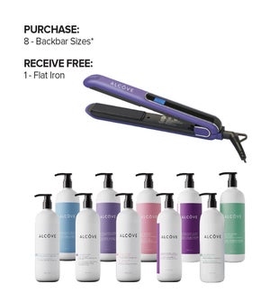 ! FREE ALCOVE FLAT IRON BUY 8 BACKBAR SO2025