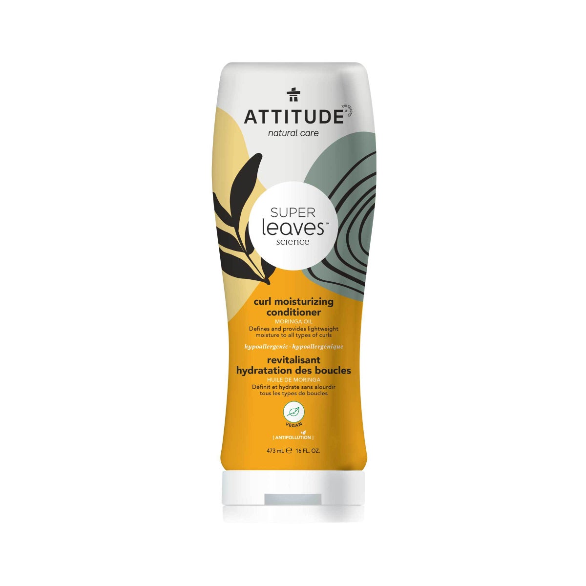ATTITUDE 473ml Conditioner Nourishing Moringa Oil SUPER LEAVES