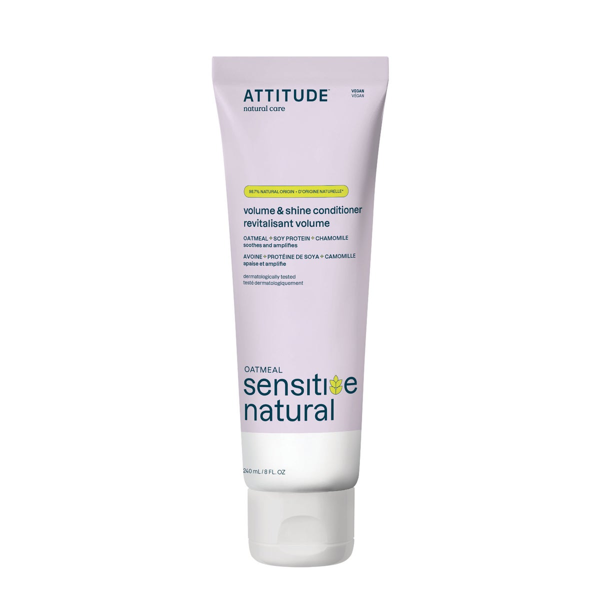 ATTITUDE 240ml Conditioner Volume and Shine Chamomile Oatmeal Sensitive Natural