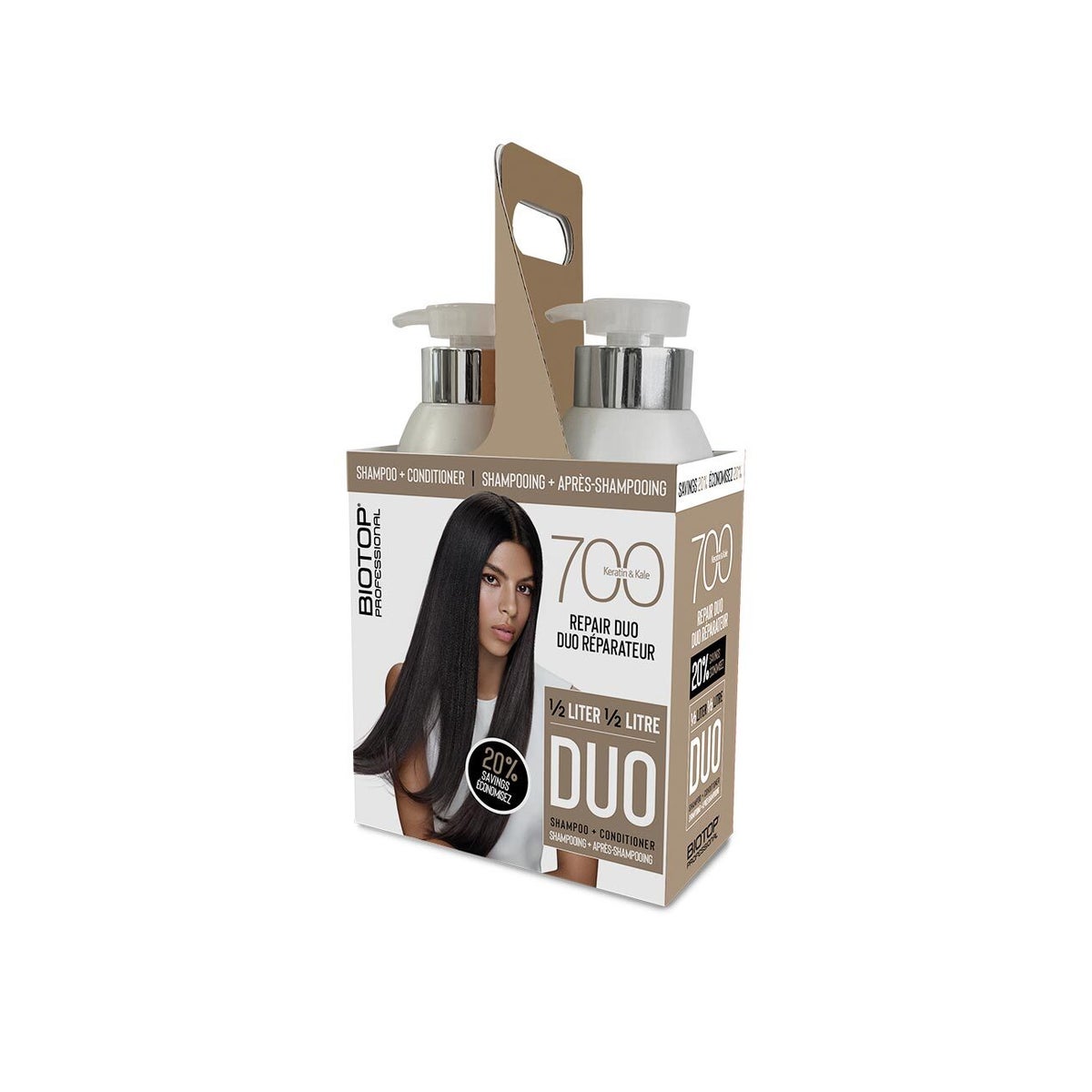 500ml BIO 700 Keratin+Kale HALF LITER Duo Kit SO2025
