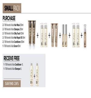 ! BIO 700 Keratin + Kale SMALL Pack INTRODUCTORY KIT 2025