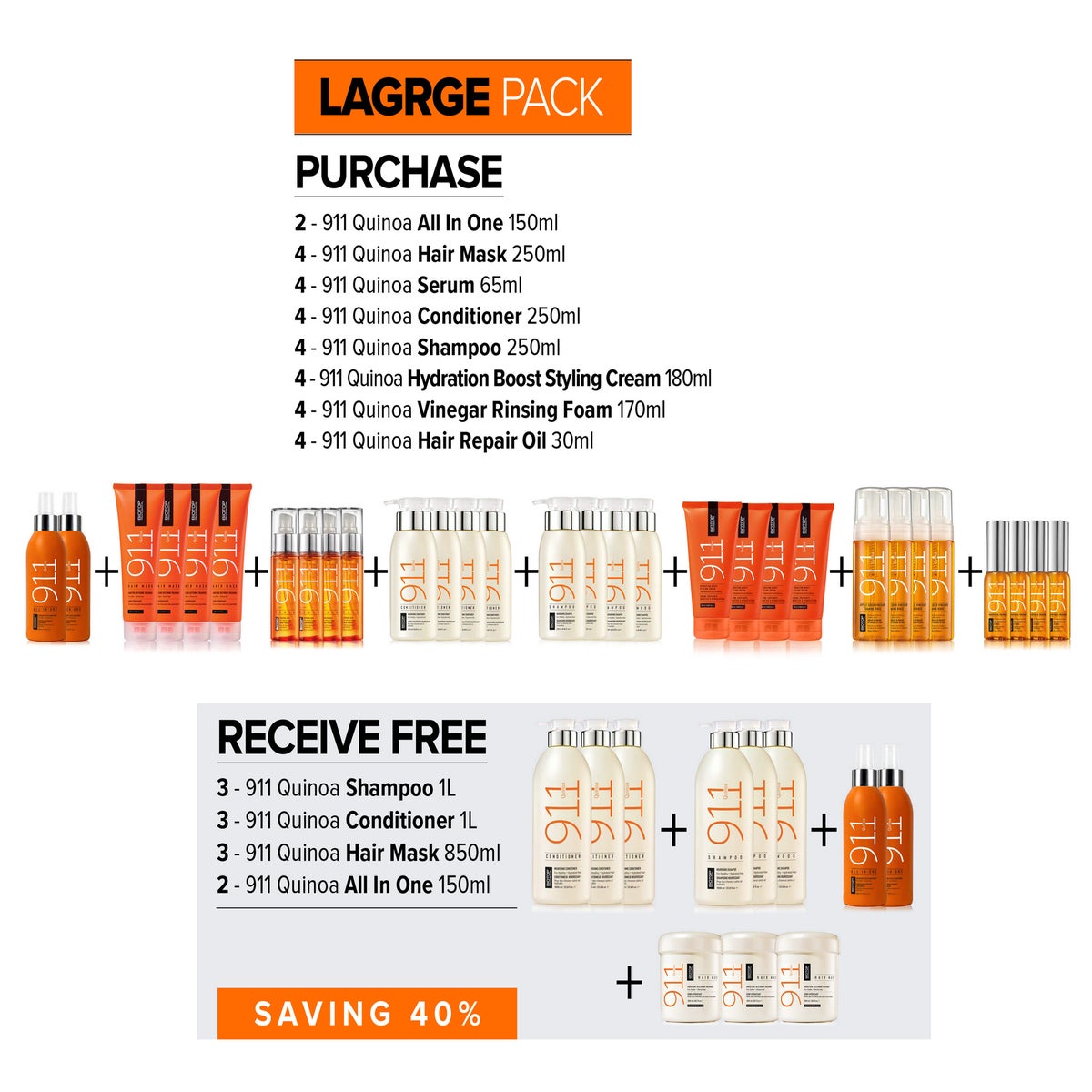 ! BIO 911 Quinoa LARGE Pack INTRODUCTORY KIT 2025