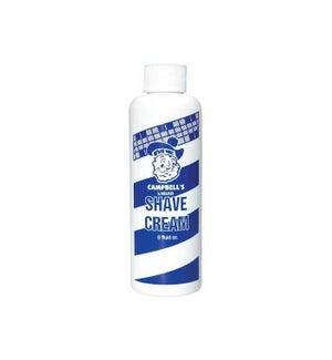 * 240ML CAMPBELL SHAVING CREAM CONCENTRATE 8oz