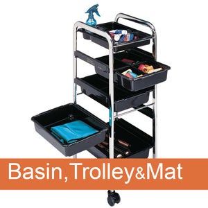 Basin,Trolley&Mat