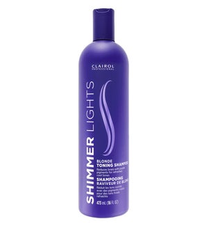 @473ml Shimmer Light Blue Shampoo 16oz