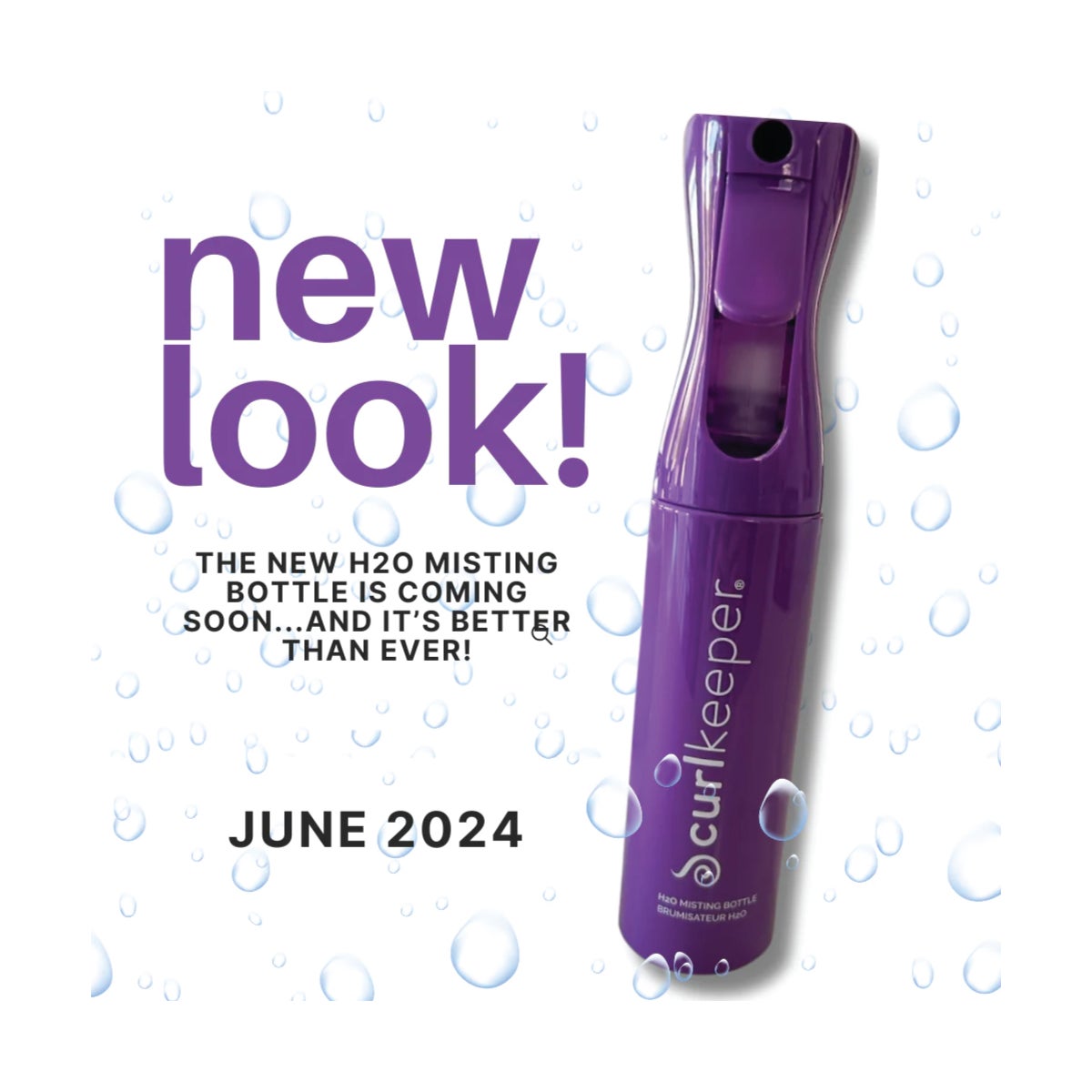 CURL KEEPER H20 Water Bottle CR12