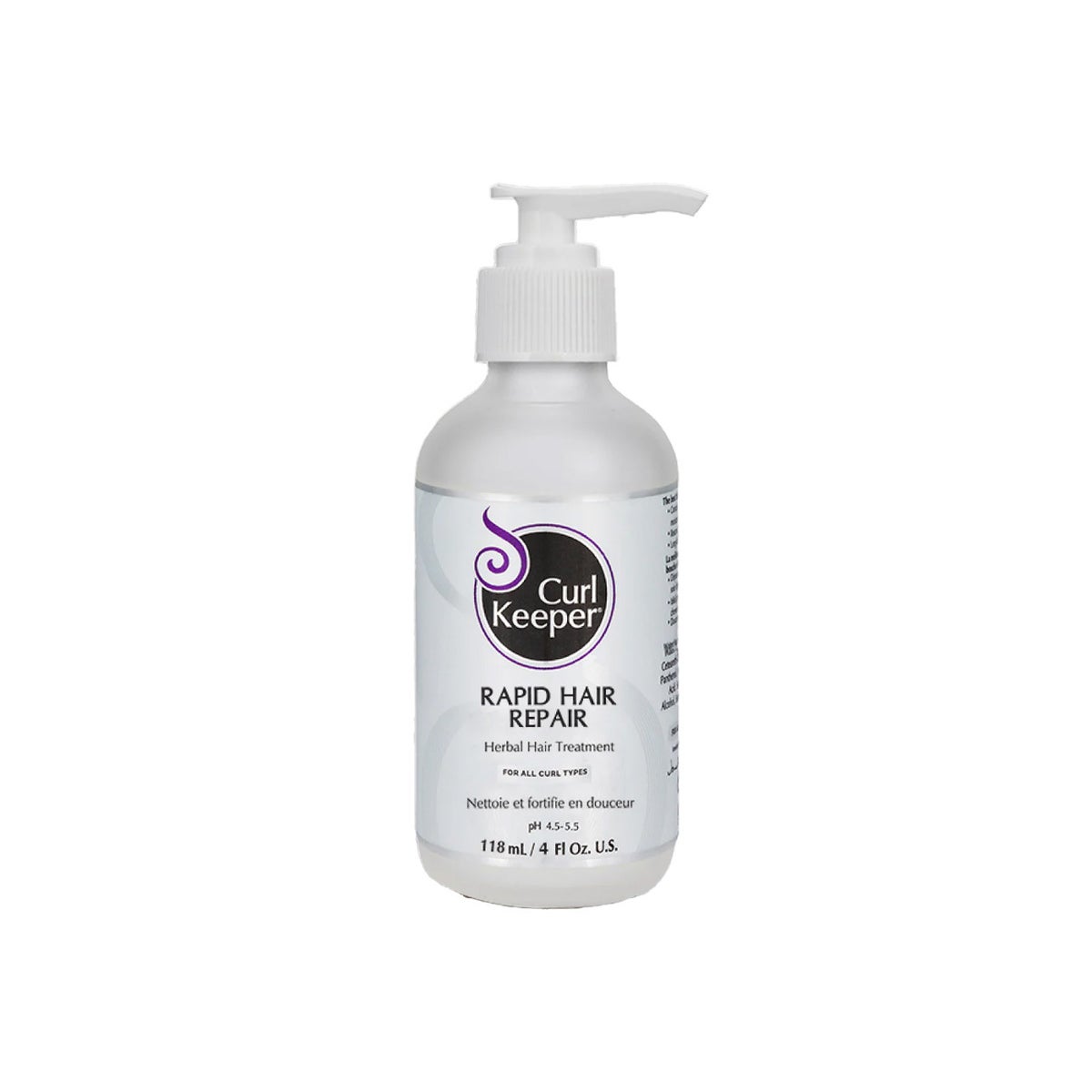 @CURL KEEPER 120ml Rapid Hair Repair Herbal Hair Mask 4oz CR35