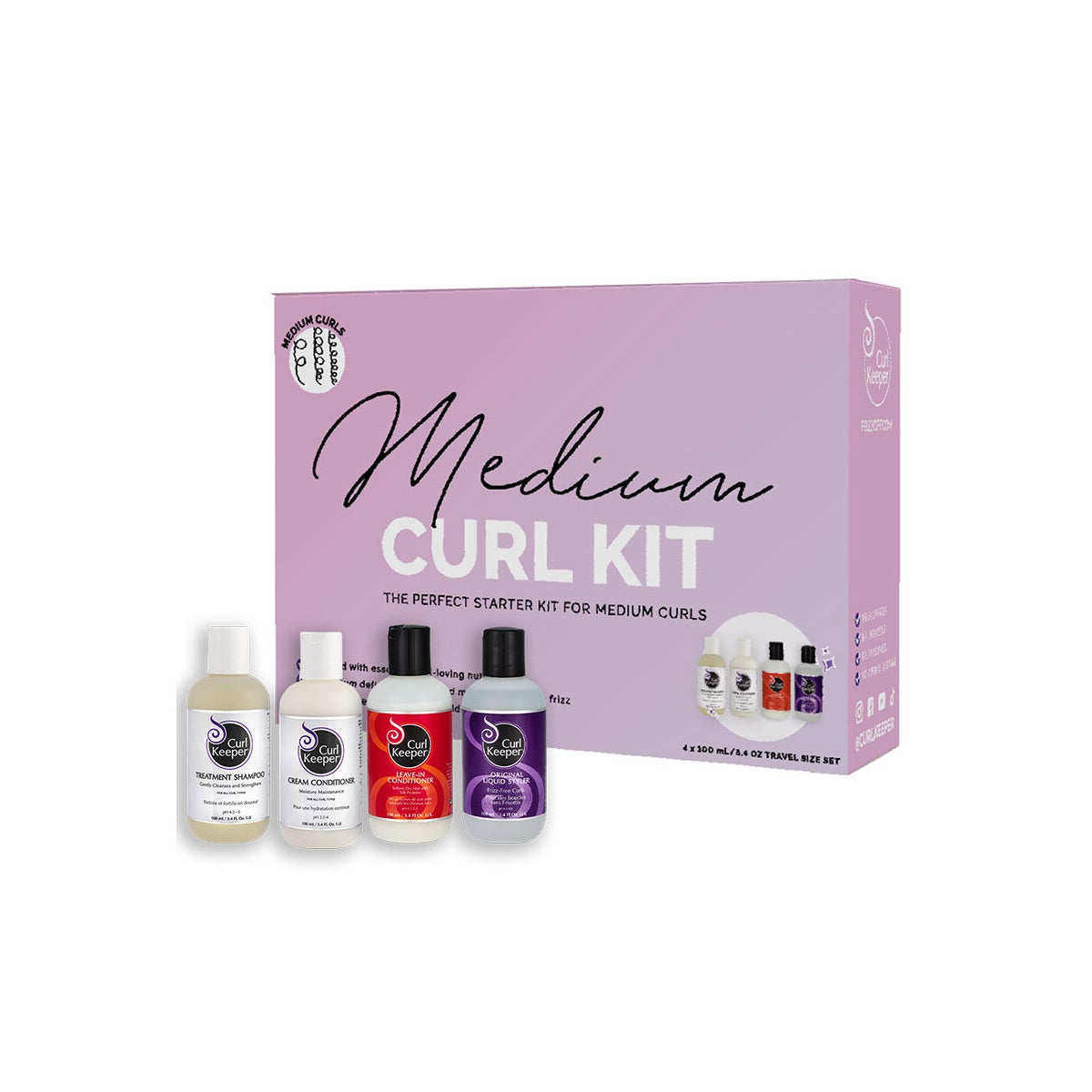 CURL KEEPER Medium Curly Starter Kit CR12