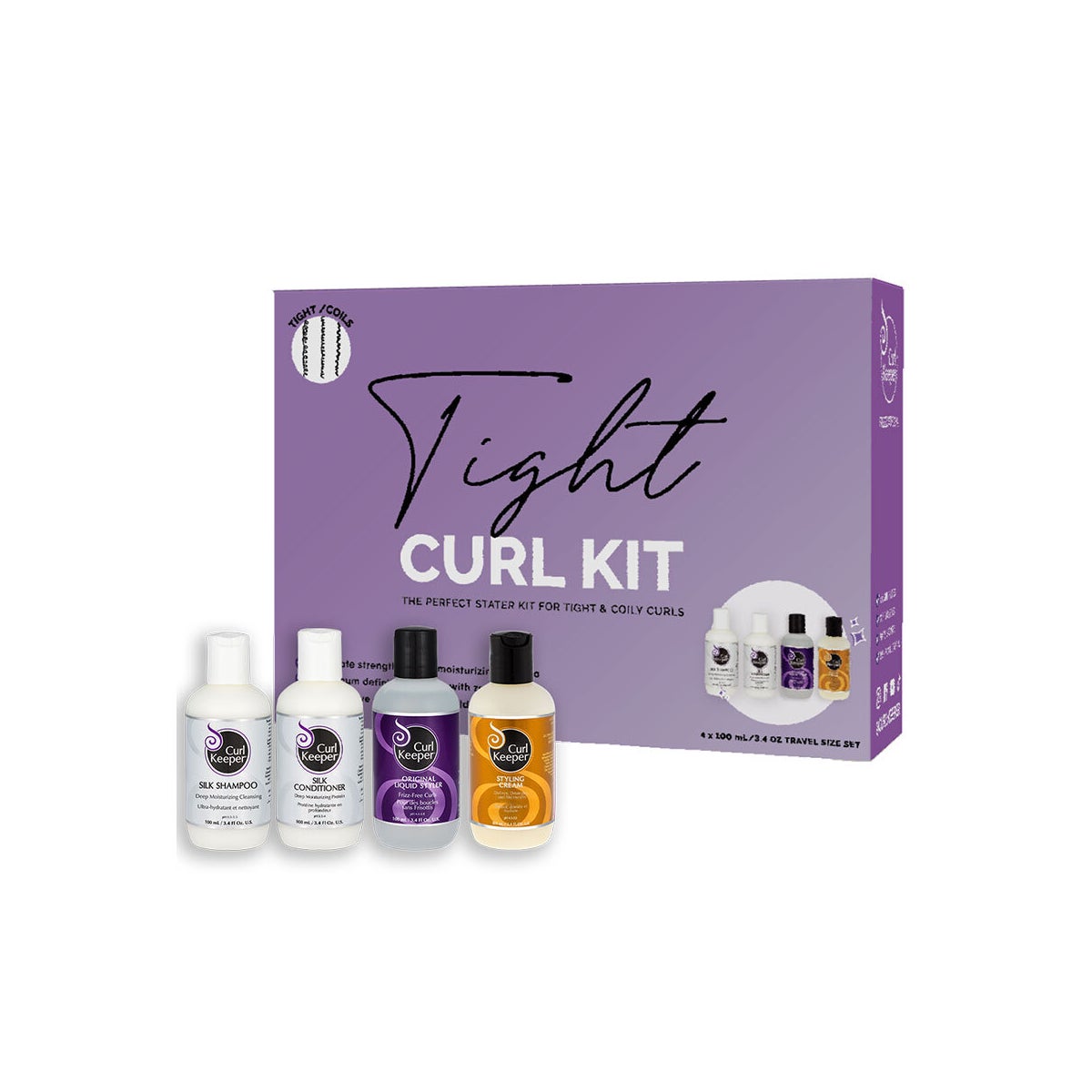 CURL KEEPER Tight Coily Starter Kit CR12