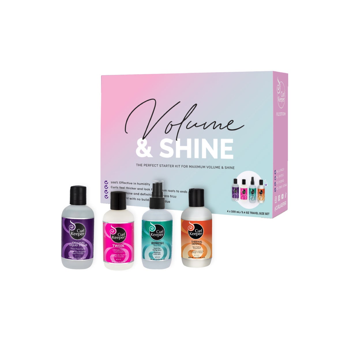 CURL KEEPER Volume and Shine Kit CR12