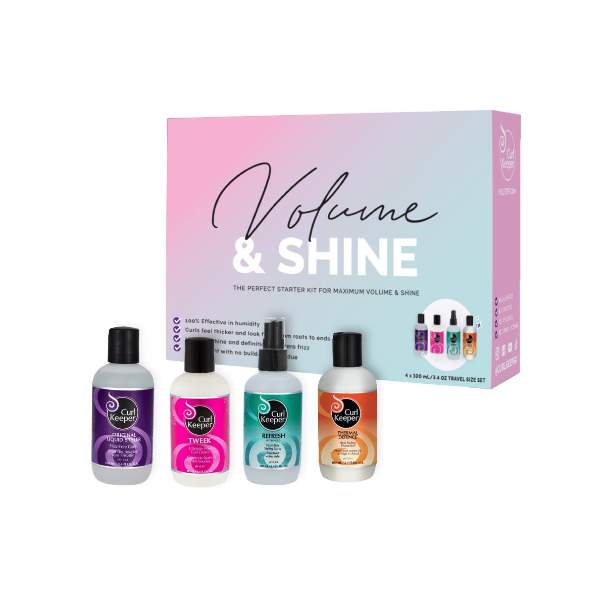 CURL KEEPER Volume and Shine Kit CR12