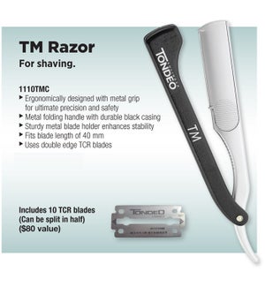 * TONDEO TM Cut/Shave Razor W/10 Blades