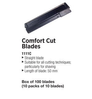 TONDEO Comfort Cut Blades For 1111c Razor 100pcs
