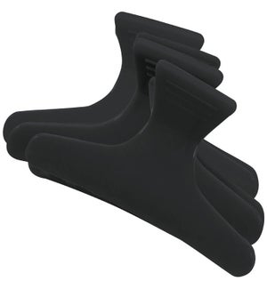 Black Plastic Jaw Clips 12 per Bag BES368UCC