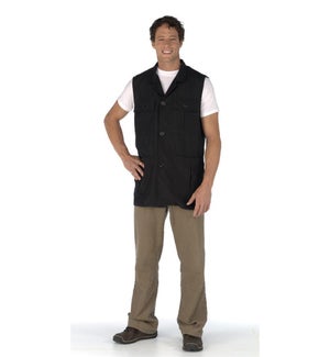 Unisex Utility Vest w/ Teflon, Polyester, Black BES392UCC