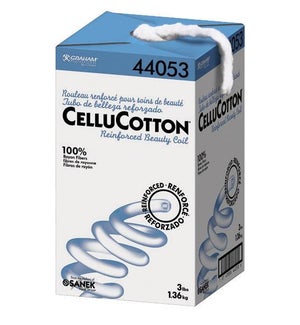 CelluCotton Reinforced 100% Rayon Beauty Coil 3lbs/Box