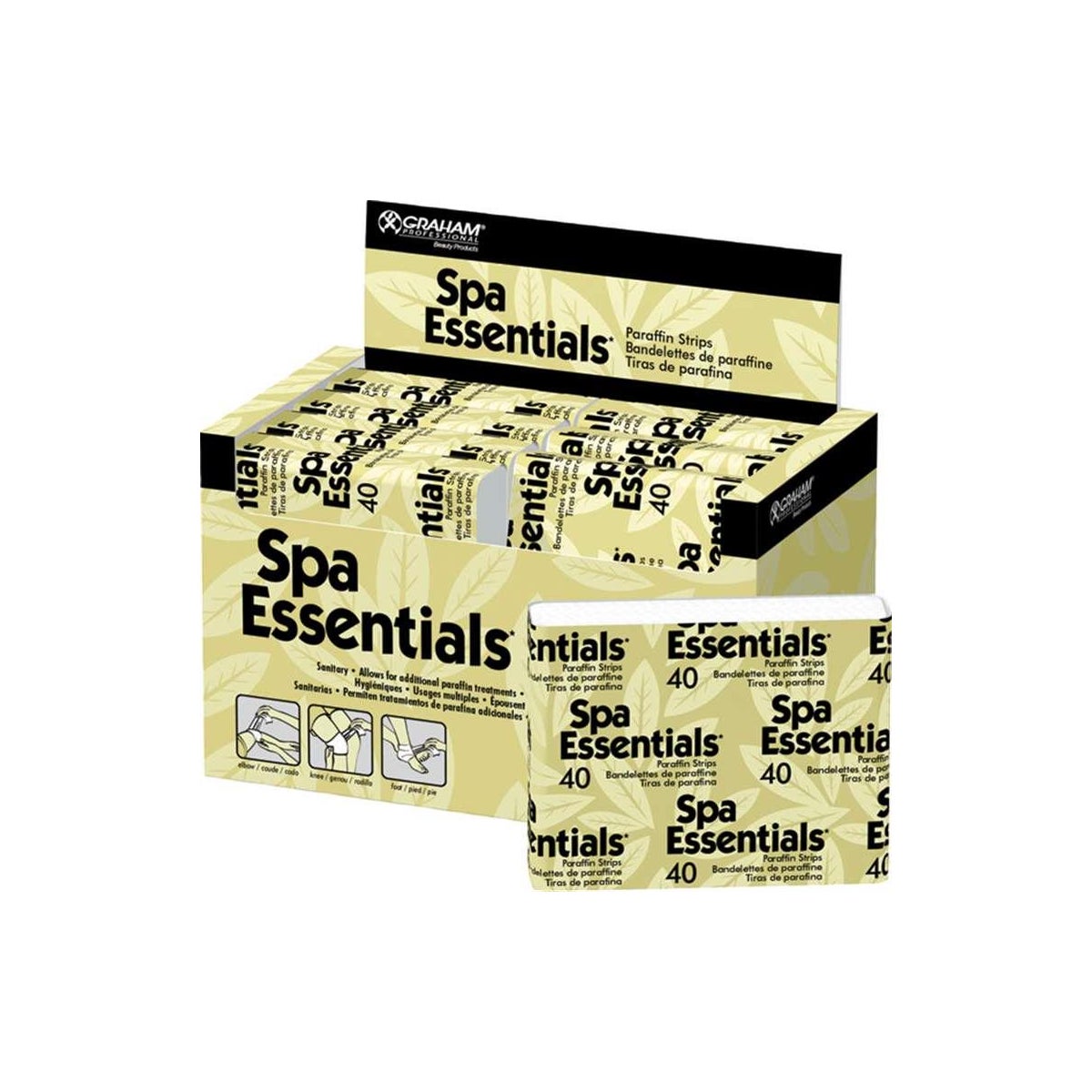 *Spa Essentials Paraffin Strips 40pk FP