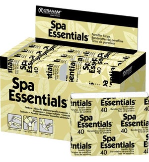 * Spa Essentials Paraffin Strips 40pk FP
