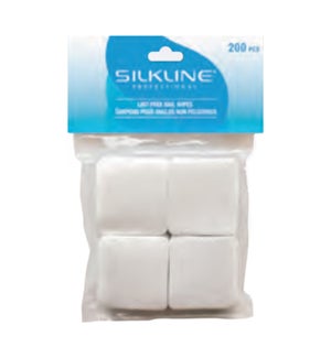 SILKLINE Lint Free Nail Wipes 200/Box SL52500C