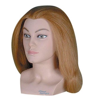 Female Competition Mannequin Neck & Shoulders, Blonde, 16 Inches BES925UCC