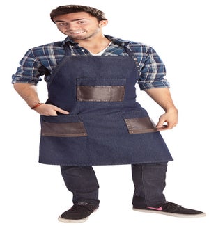 Babylisspro Denim Barber Apron W/ Adjustable Neck Straps BESAPR59BARUCC