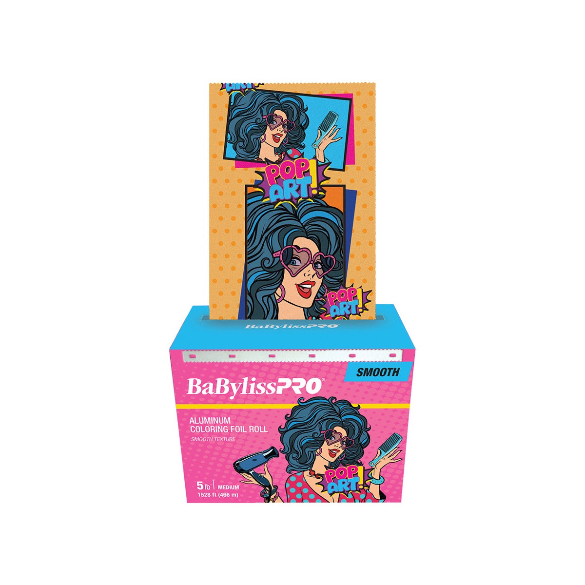 @BABYLISS 5LB ROLL SMOOTH POP ART FOIL MEDIUM