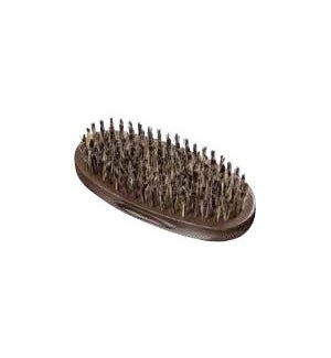 @ 9-Row Oval Palm Barber Brush 100% BOAR BESPALMBRUCC
