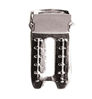Double Prong Holes Metal Clips, 100/Box BESC3UCC