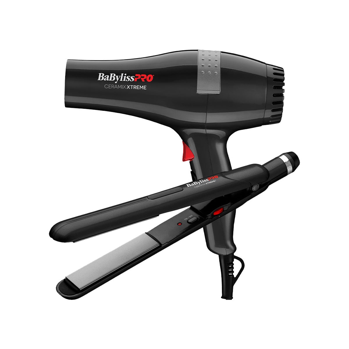BABYLISS Ceramic Dryer + Flat Iron Kit