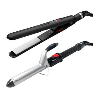 @ BABYLISS Straighten & Curl Curling + Flat Iron Duo SO2022